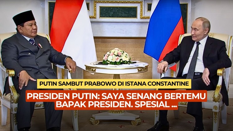 Presiden Prabowo Disambut Presiden Putin di Constantine