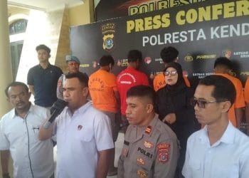 Polresta Kendari Ungkap Kasus Kriminal Paling Menonjol di Kendari