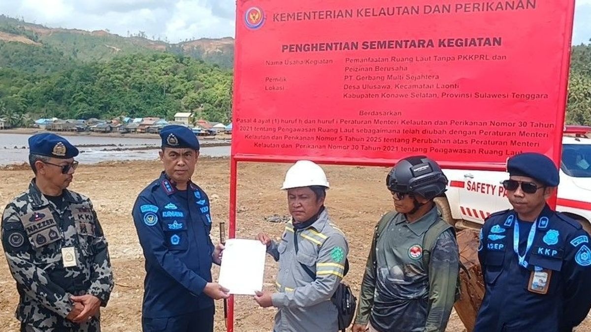 KKP Tindak Tegas PT GMS, Jetty 2,2 Hektare di Konsel Dihentikan