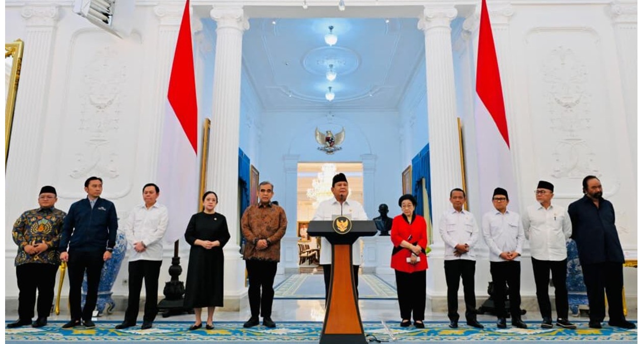 Bahas Stabilitas di Tengah Gejolak Massa, Prabowo Kumpulkan Ketum Parpol