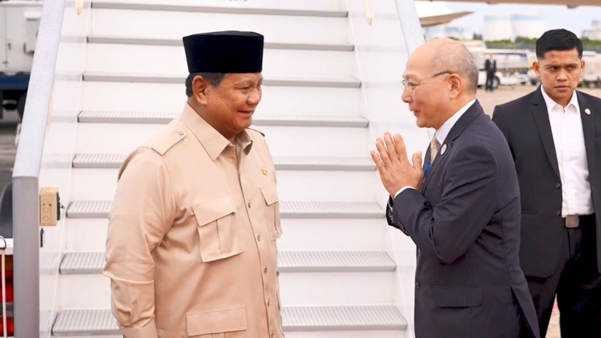 Presiden Prabowo Tiba di Osaka, Kunjungi Paviliun Indonesia di Expo 2025