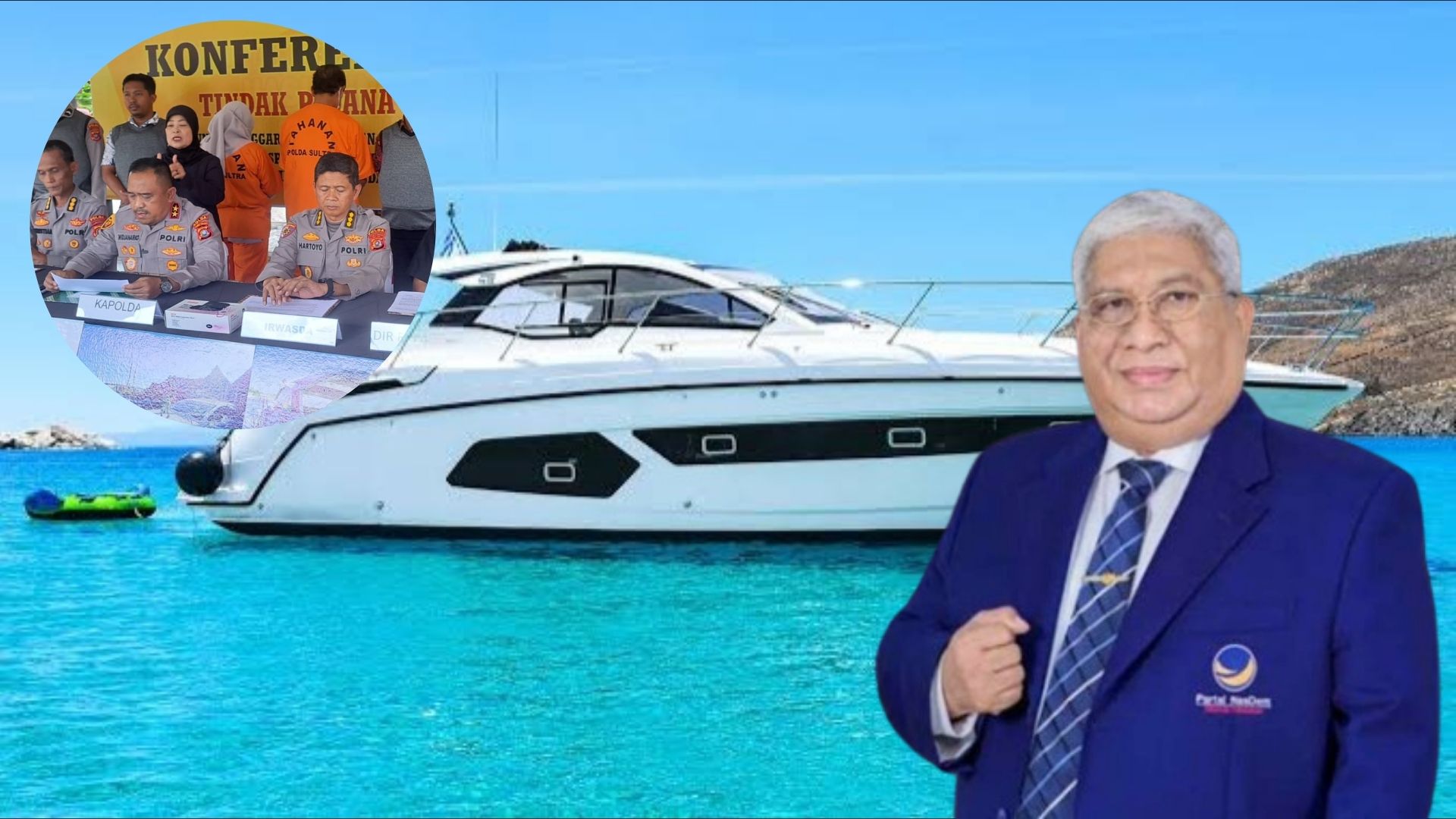 GPMI Desak KPK Periksa Ketua DPW NasDem Sultra Ali Mazi Terkait Dugaan Korupsi Kapal Azimut